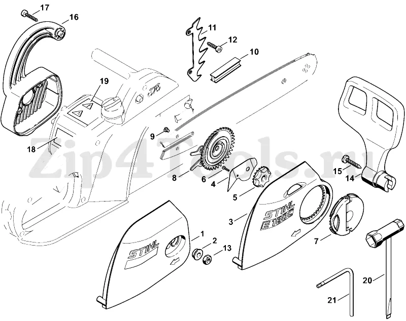 homelite electric chainsaw parts diagram