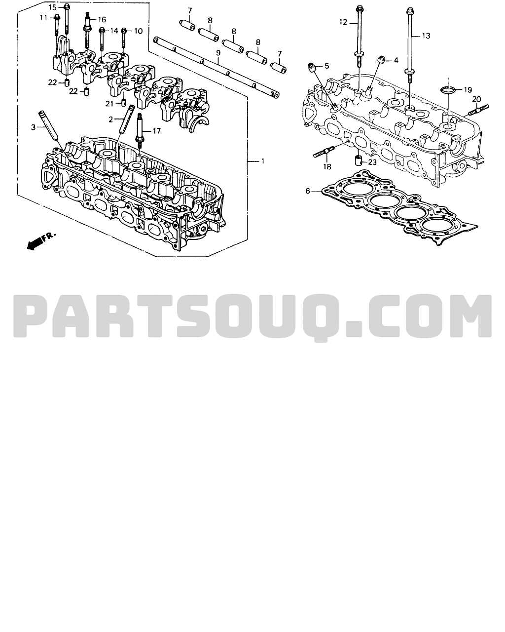 honda accord engine parts diagram