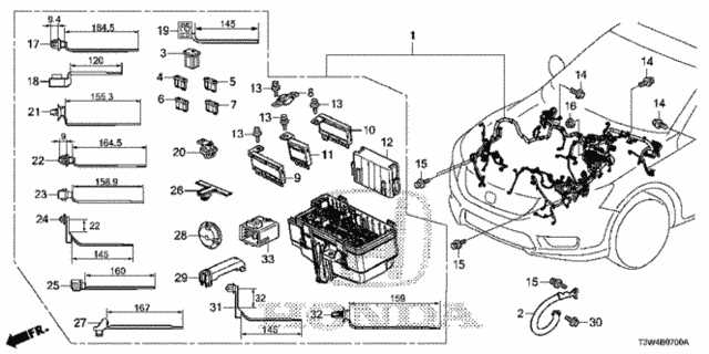 honda accord engine parts diagram