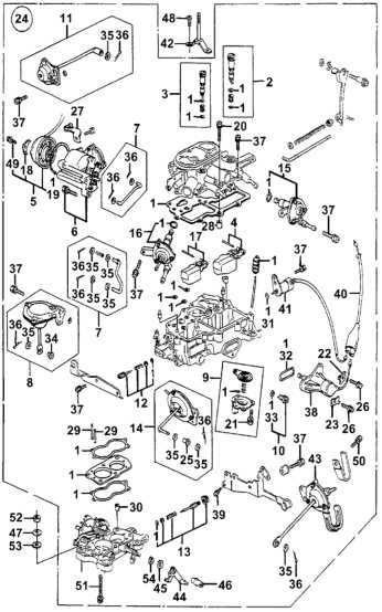 honda carburetor parts diagram