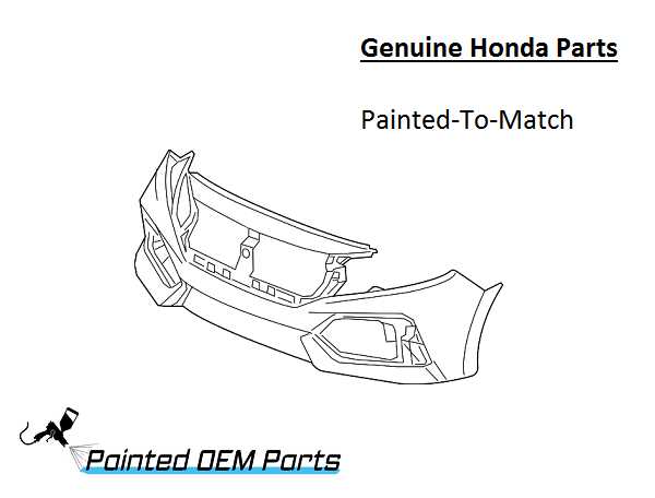 honda civic front end parts diagram