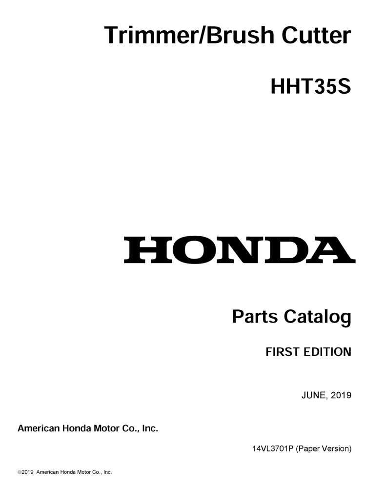 honda hht35s parts diagram