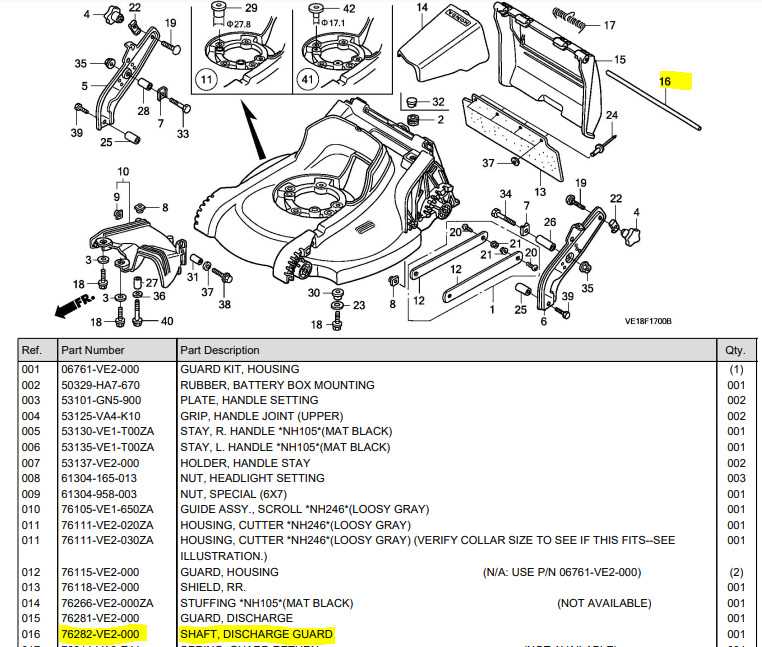 honda hs621 parts diagram