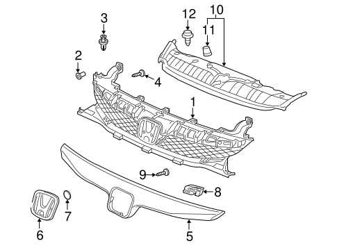 honda parts diagram civic