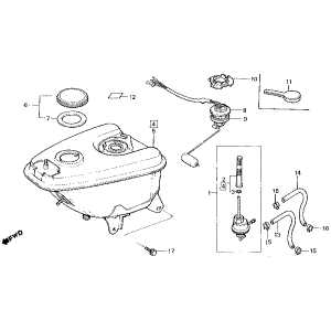 honda spree parts diagram