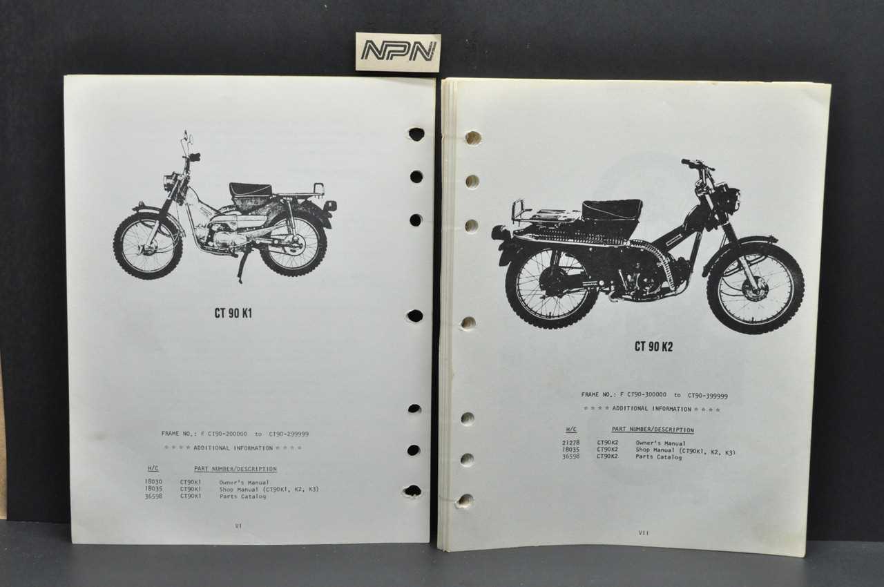 honda trail 90 parts diagram