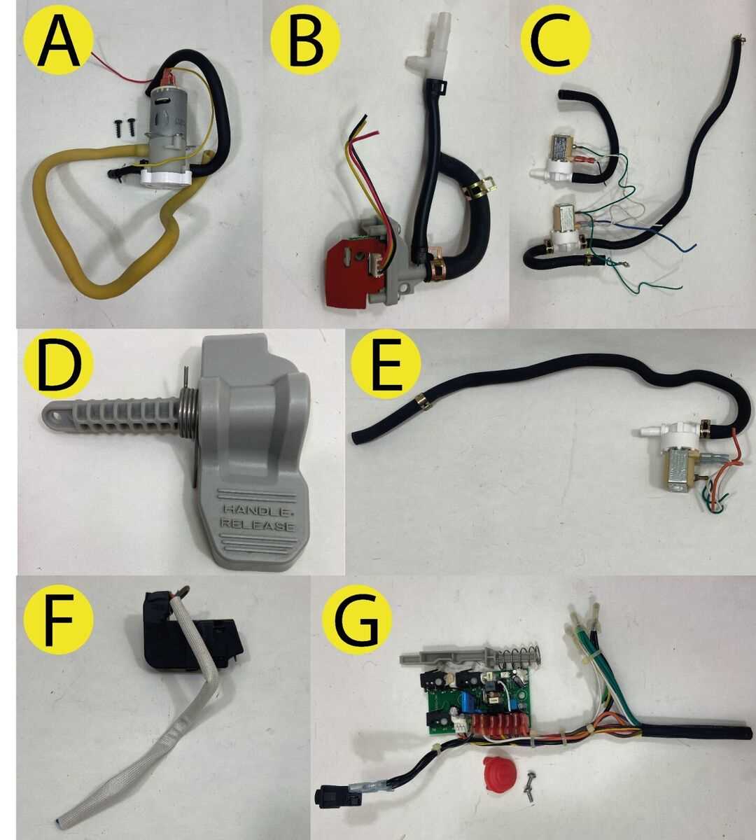 hoover max extract parts diagram