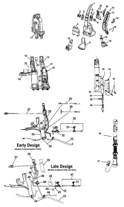 hoover power scrub parts diagram