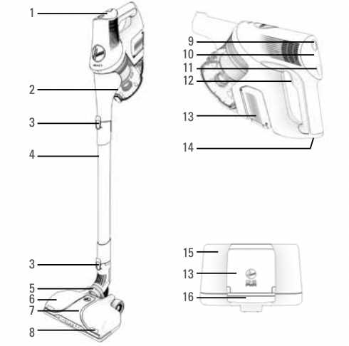 hoover react parts diagram