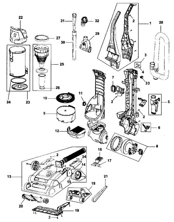 hoover uh71230 parts diagram