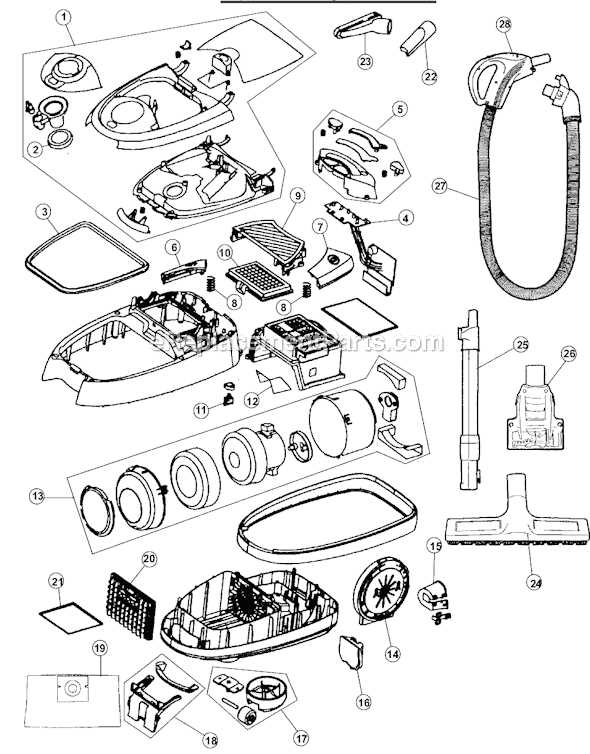 hoover windtunnel 3 parts diagram