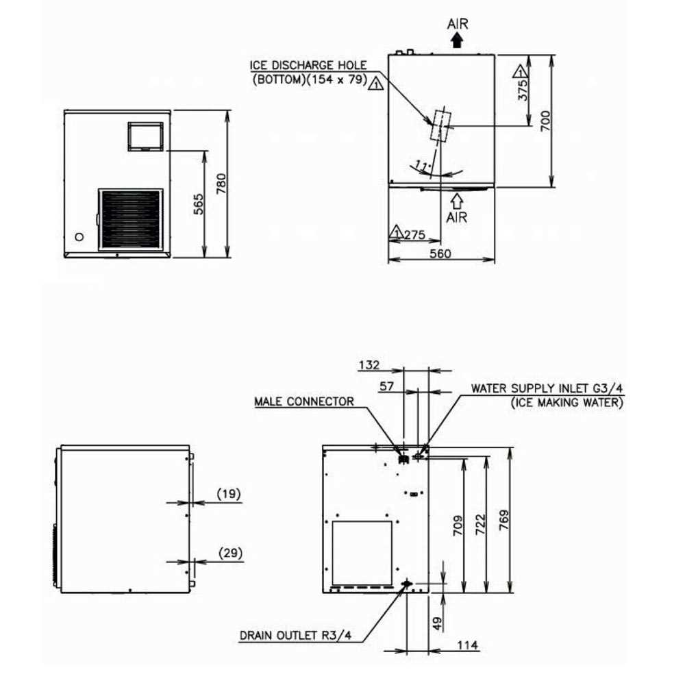 hoshizaki ice machine parts diagram