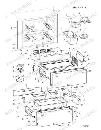 hotpoint fridge parts diagram