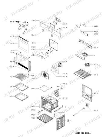 hotpoint gas range parts diagram