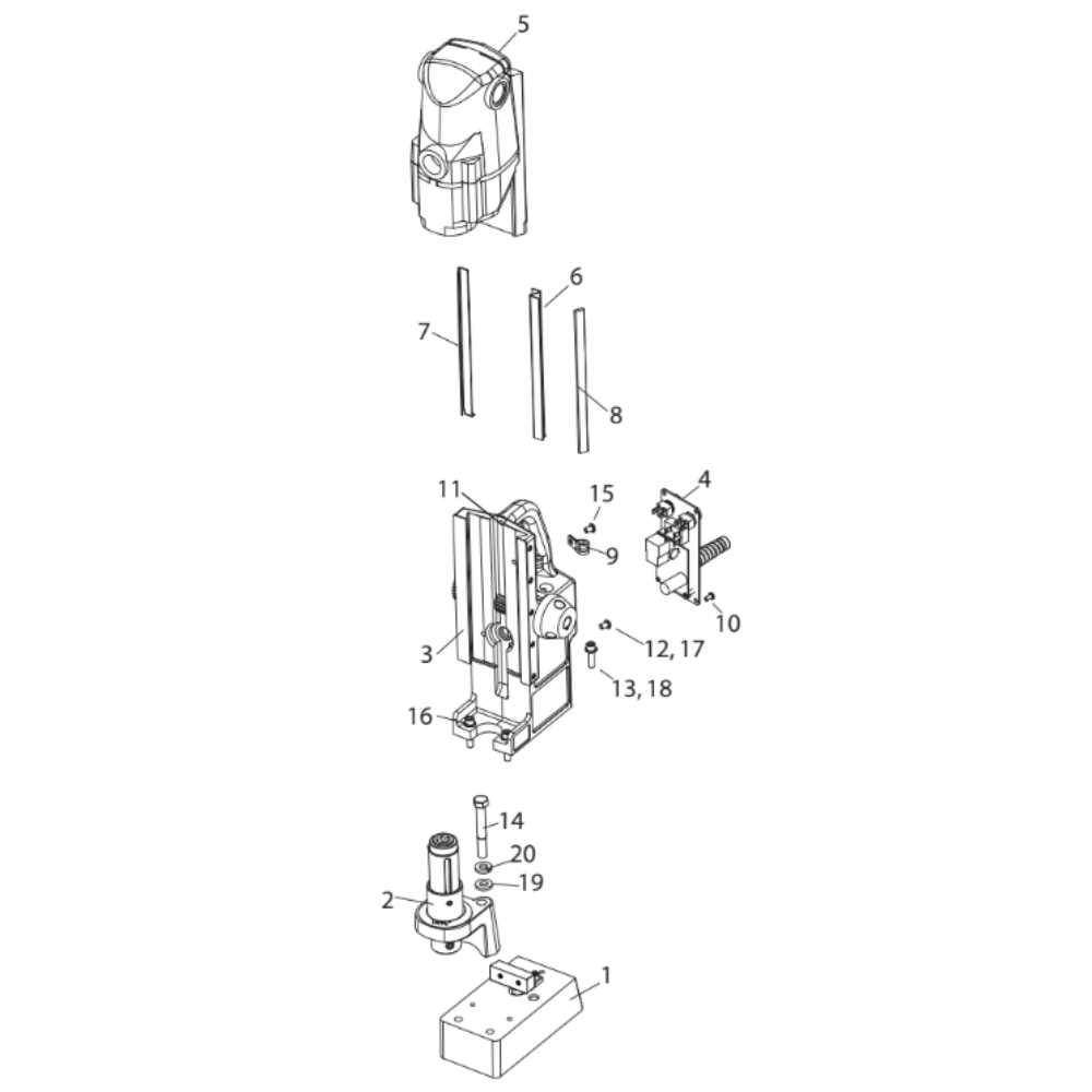 hougen hmd904 parts diagram