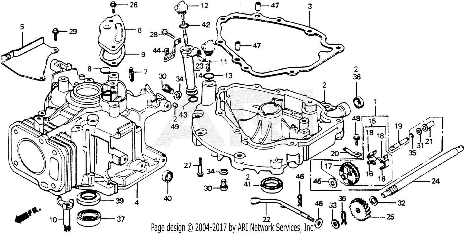 hr214 parts diagram