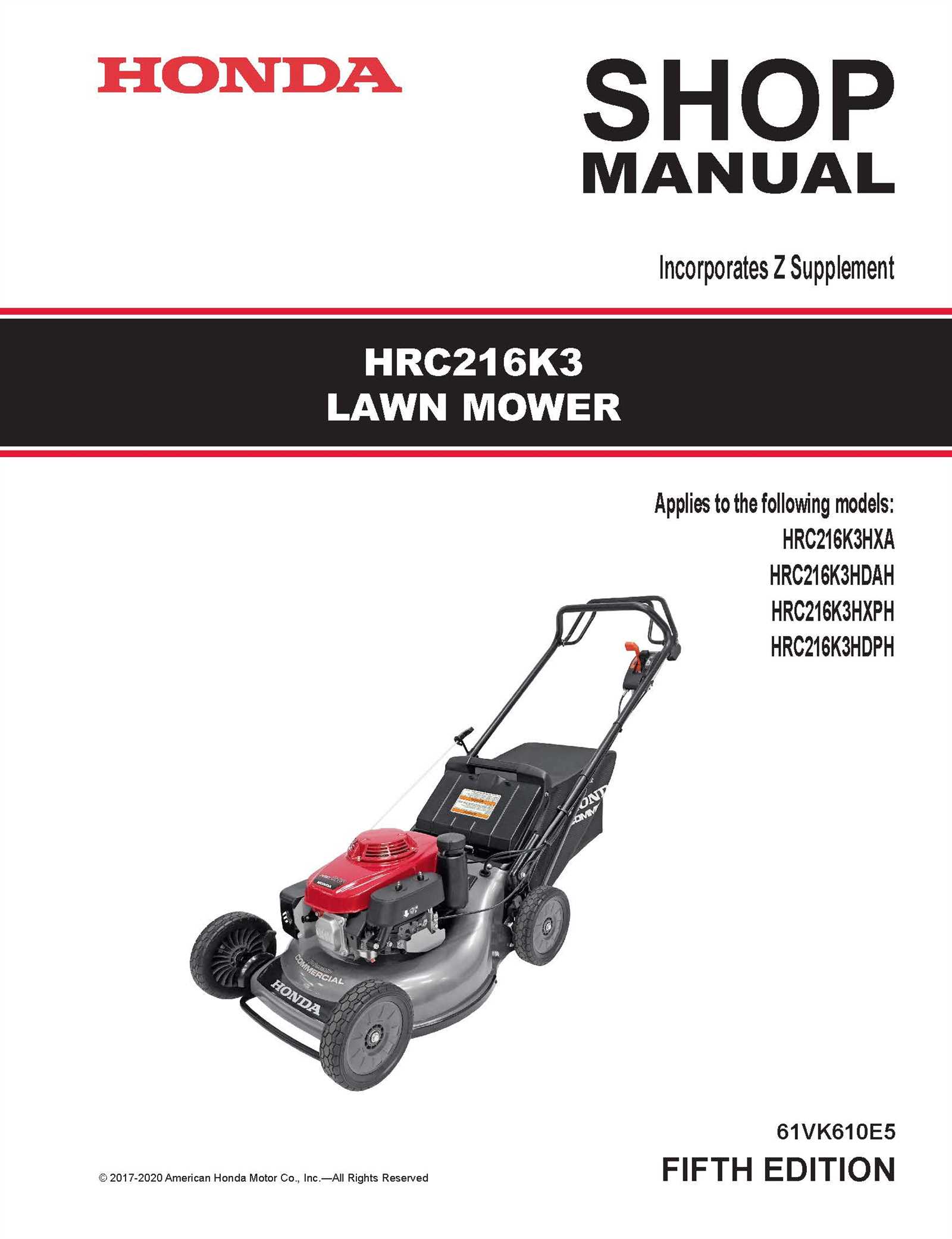 hrc216 parts diagram