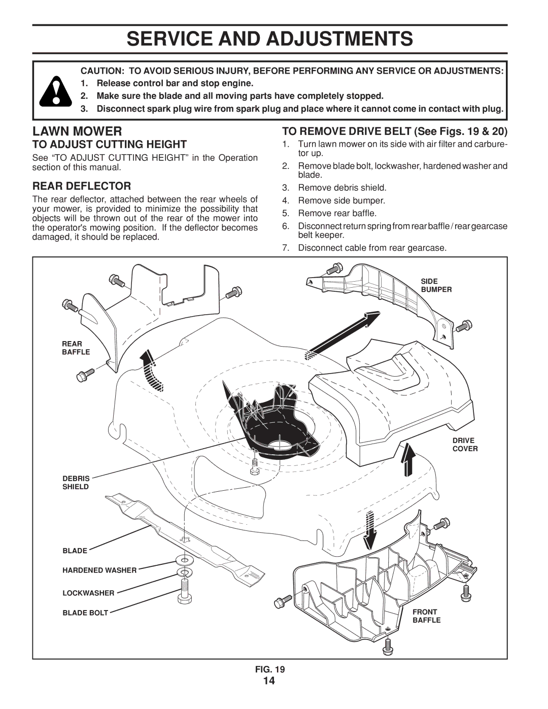 hu800awd parts diagram