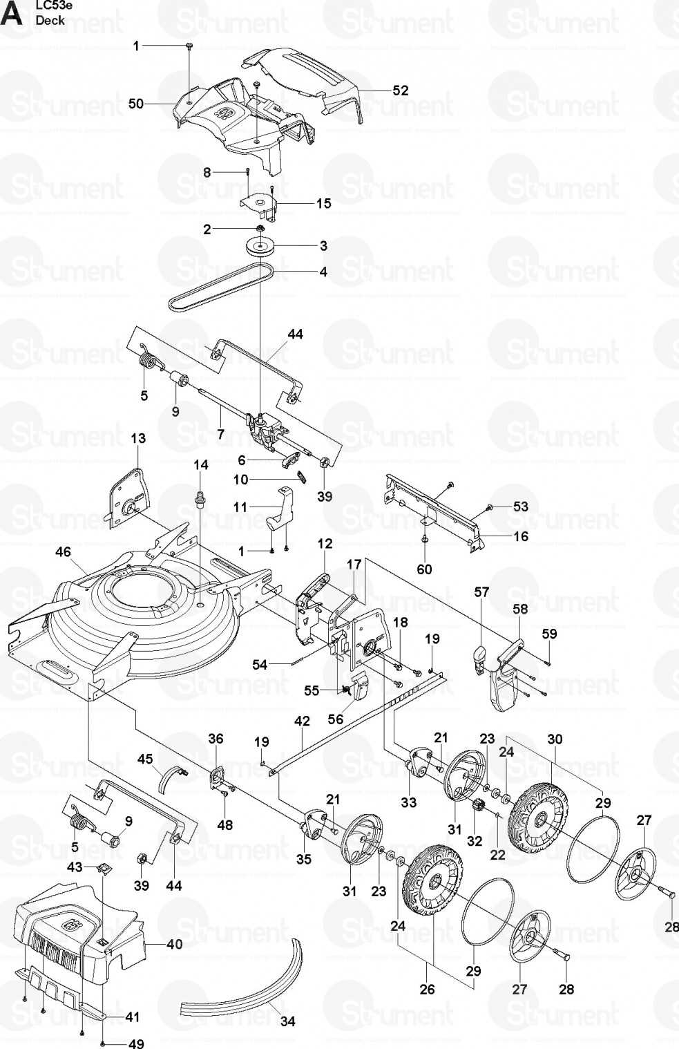 hu800awd parts diagram