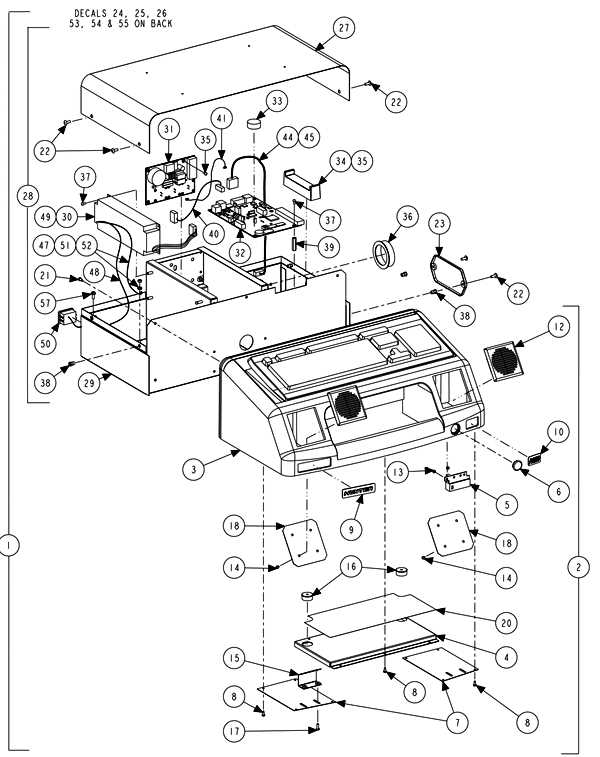 hunter tcx51 parts diagram