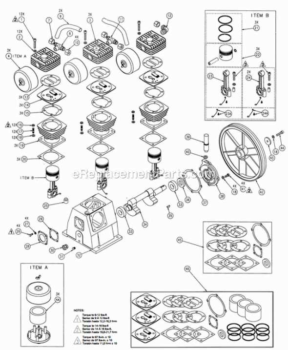 husky 30 gallon air compressor parts diagram