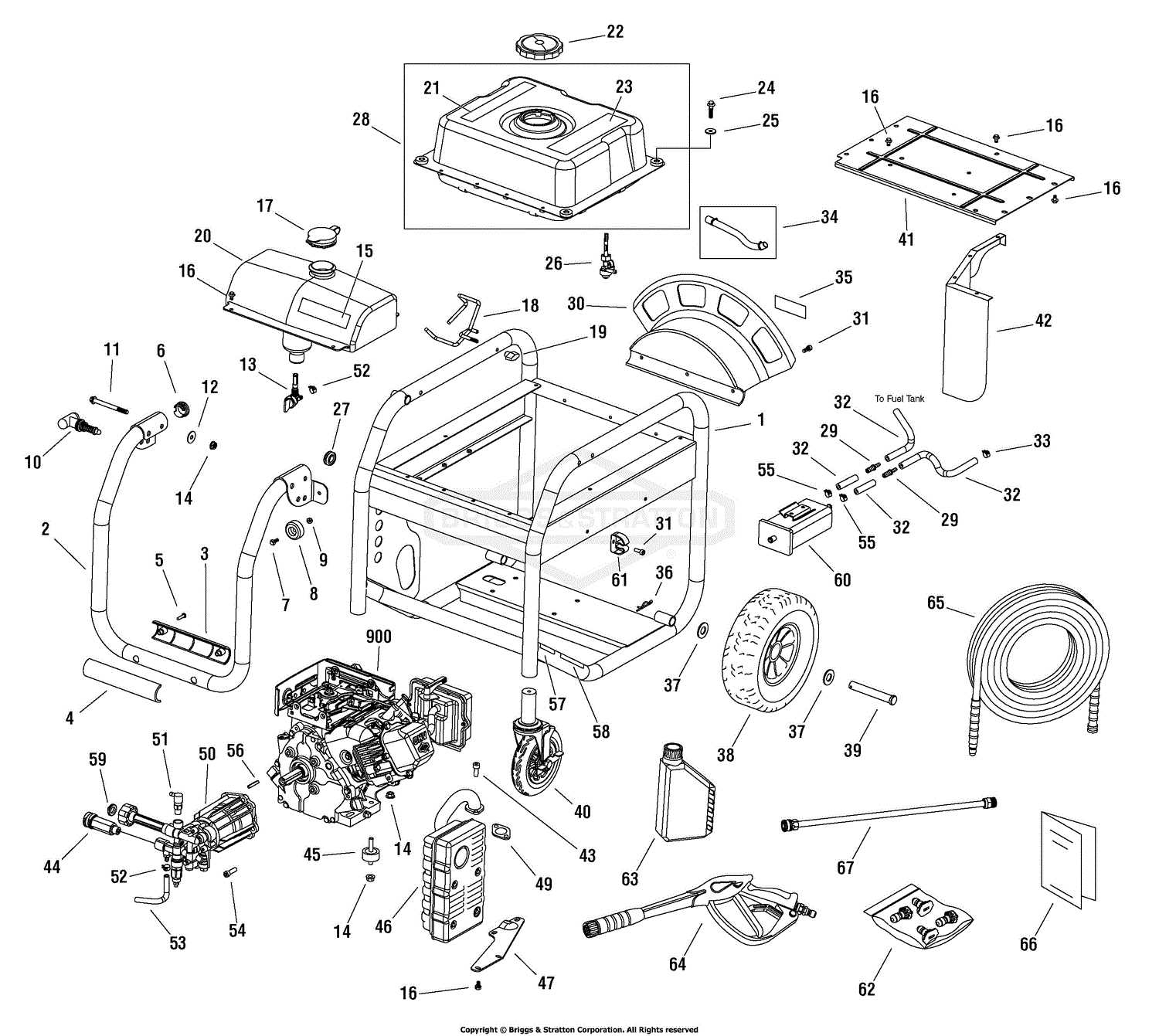 husky power washer 2000s parts diagram