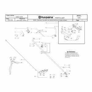 husqvarna 129lk parts diagram