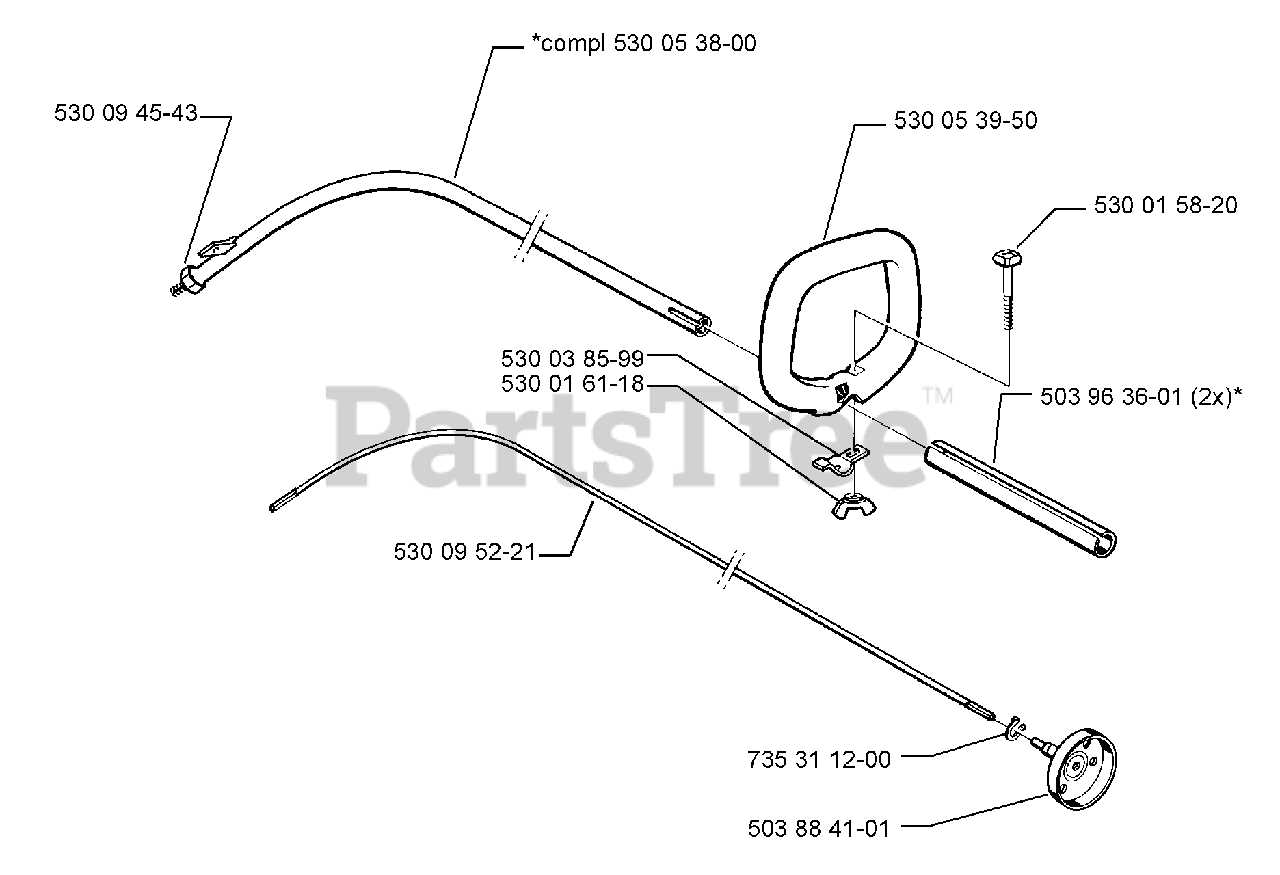 husqvarna 322c parts diagram