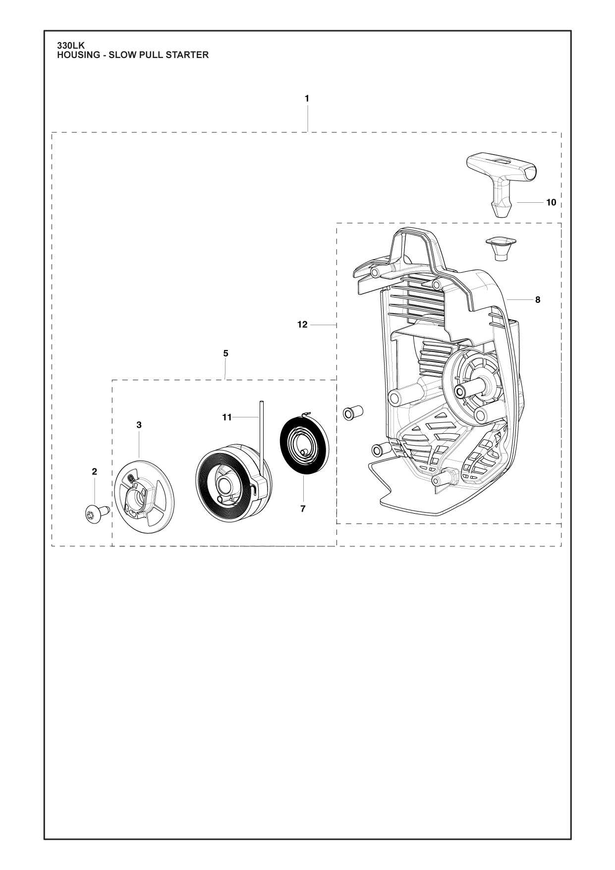 husqvarna 330lk parts diagram