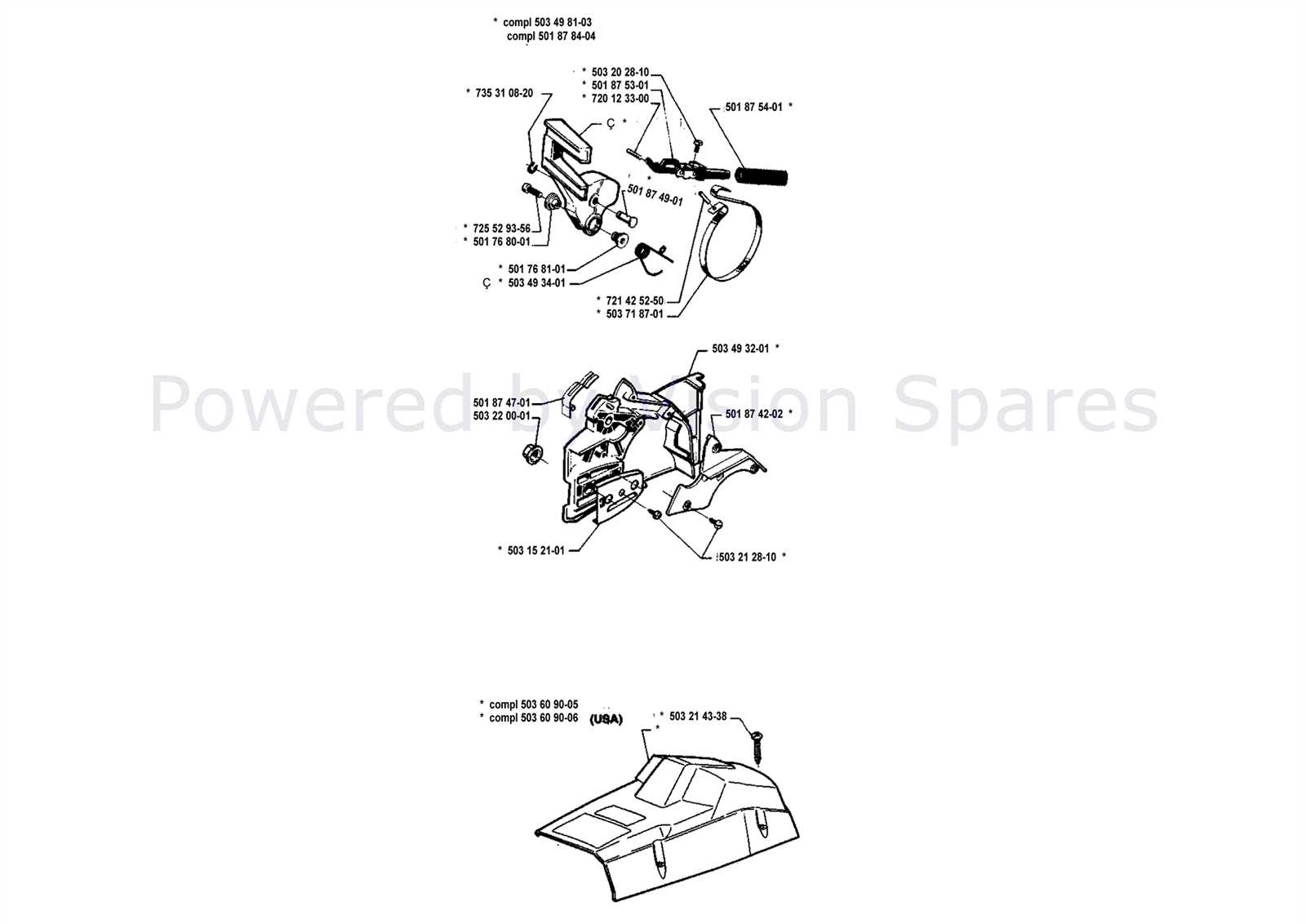 husqvarna 365 parts diagram