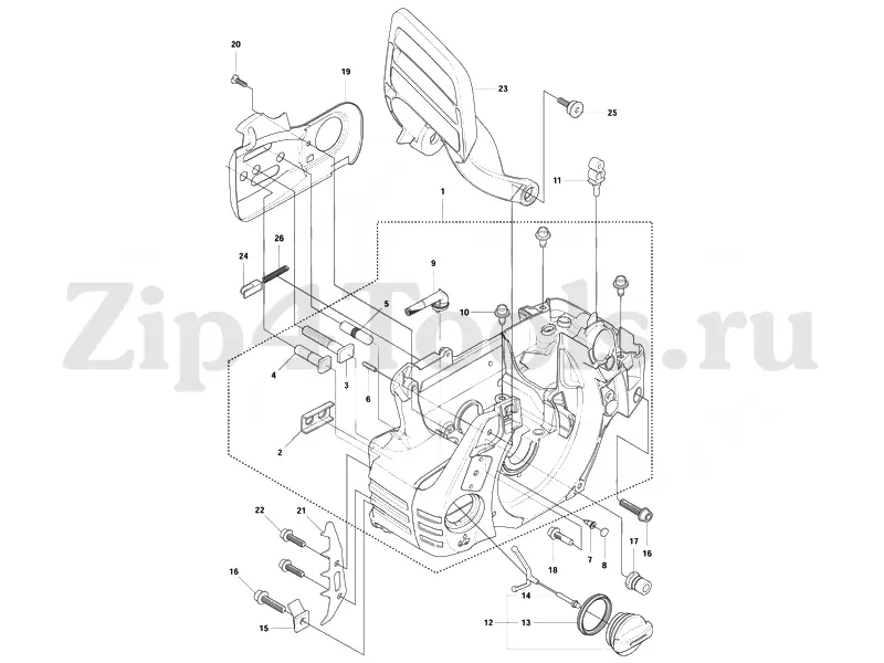 husqvarna 440e parts diagram