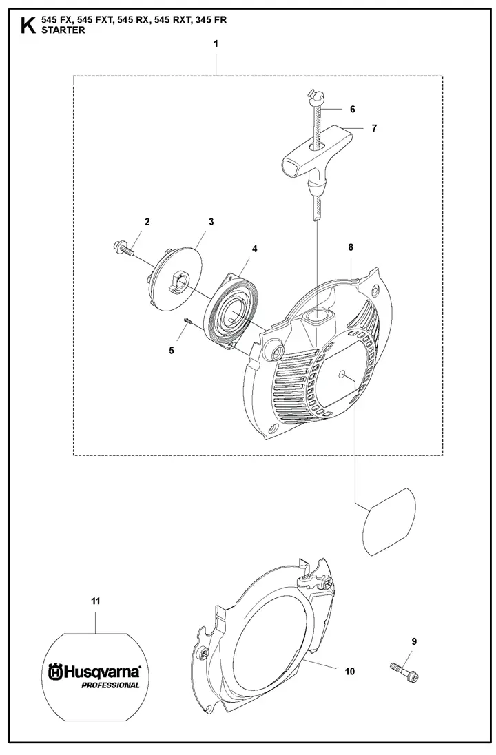 husqvarna 440e parts diagram