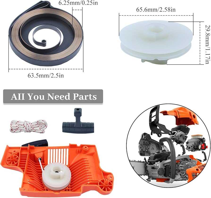 husqvarna model 55 chainsaw parts diagram