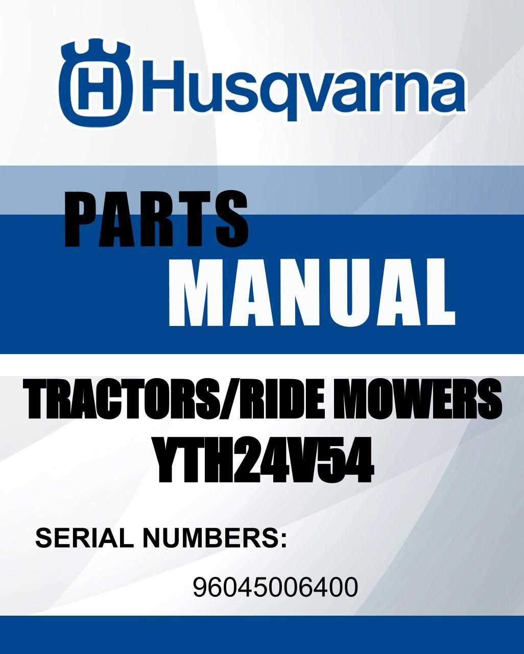 husqvarna ride on mower parts diagram