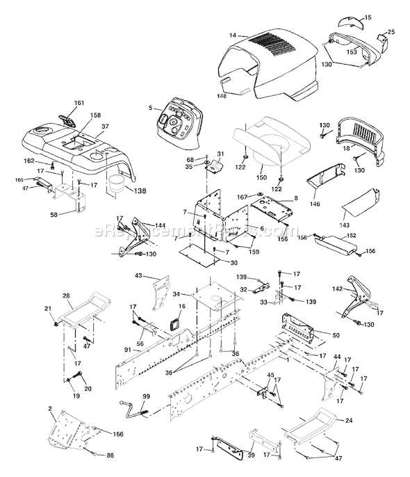 husqvarna ride on mower parts diagram