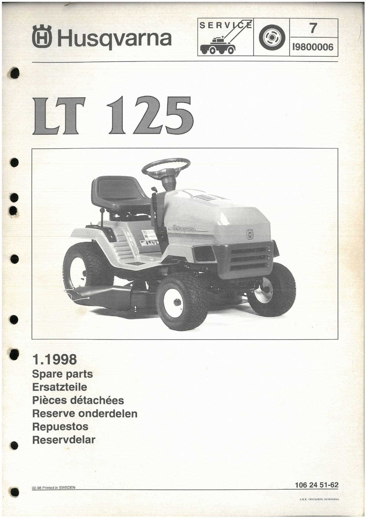 husqvarna ride on mower parts diagram