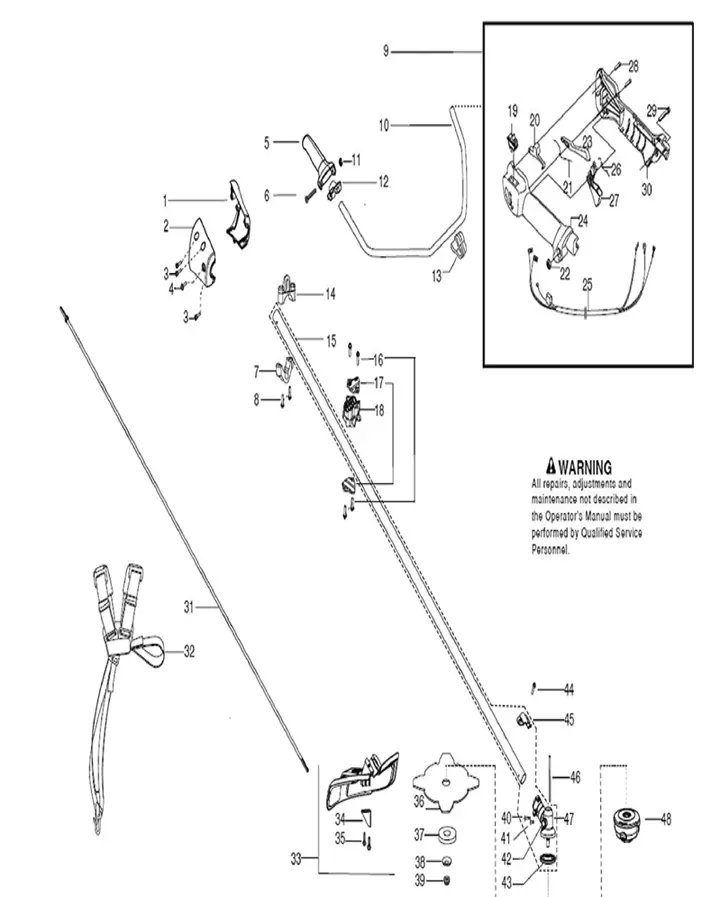 husqvarna self propelled mower parts diagram