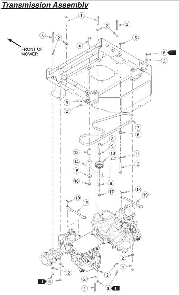 husqvarna z254 parts diagram