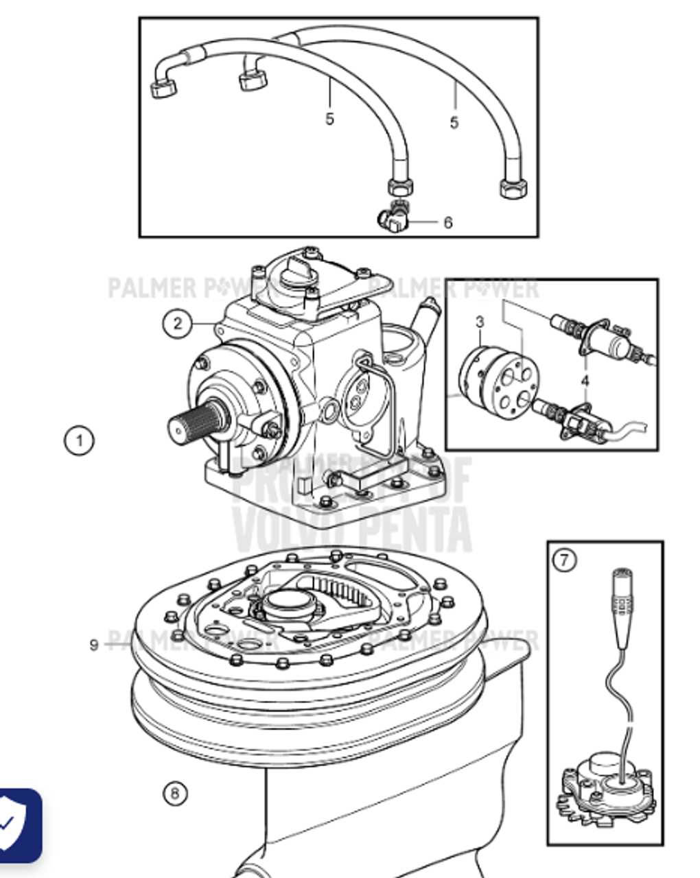 inboard outboard parts diagram