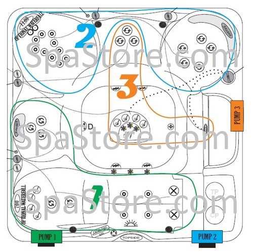 infinity spa parts diagram