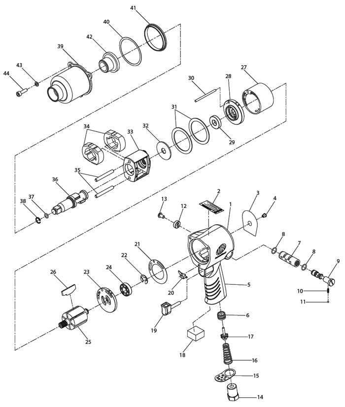 ingersoll rand parts diagram