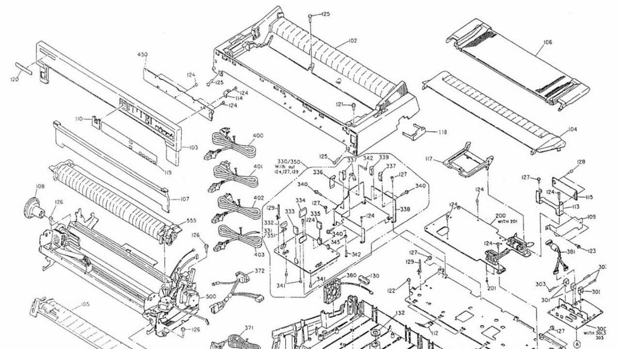 inkjet printer parts diagram