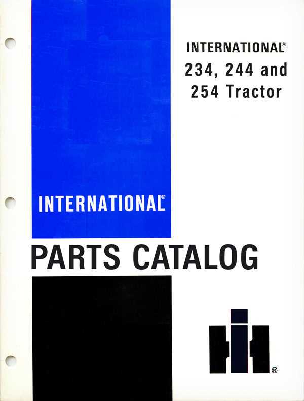 international 234 parts diagram