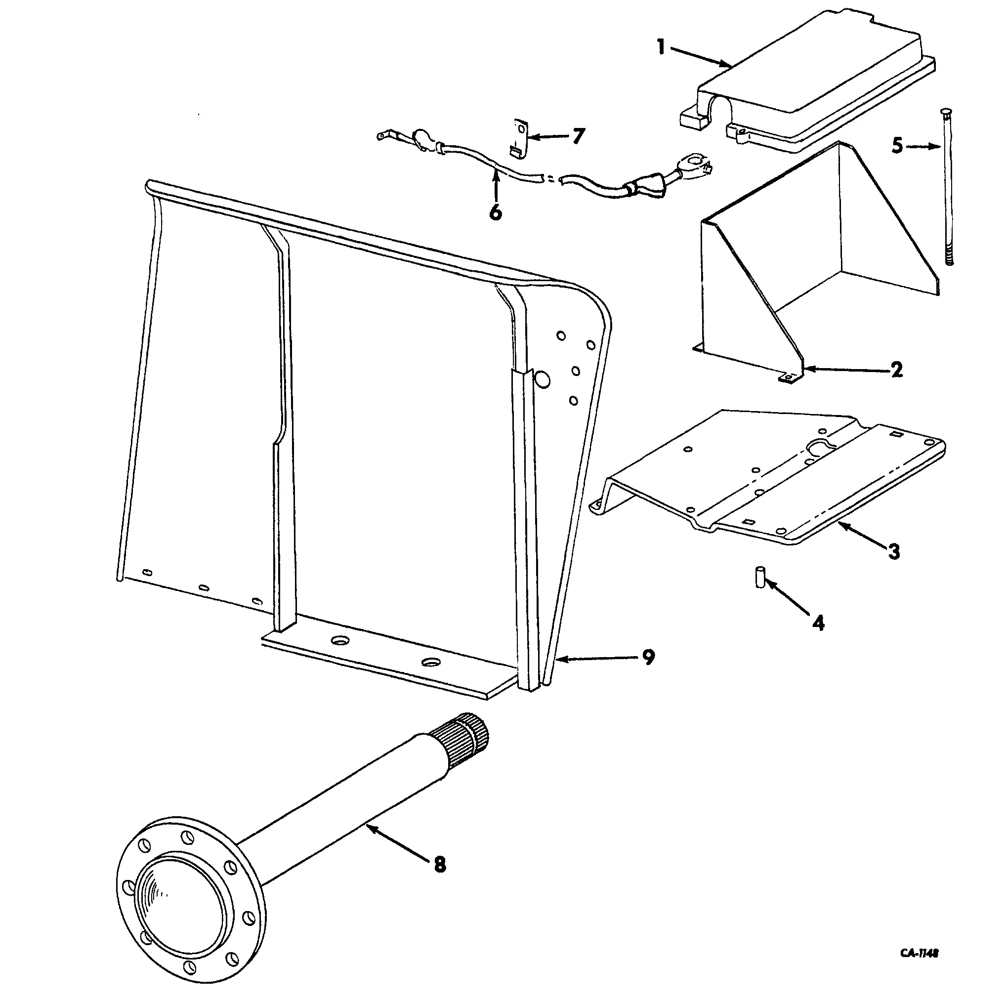 international 444 parts diagram