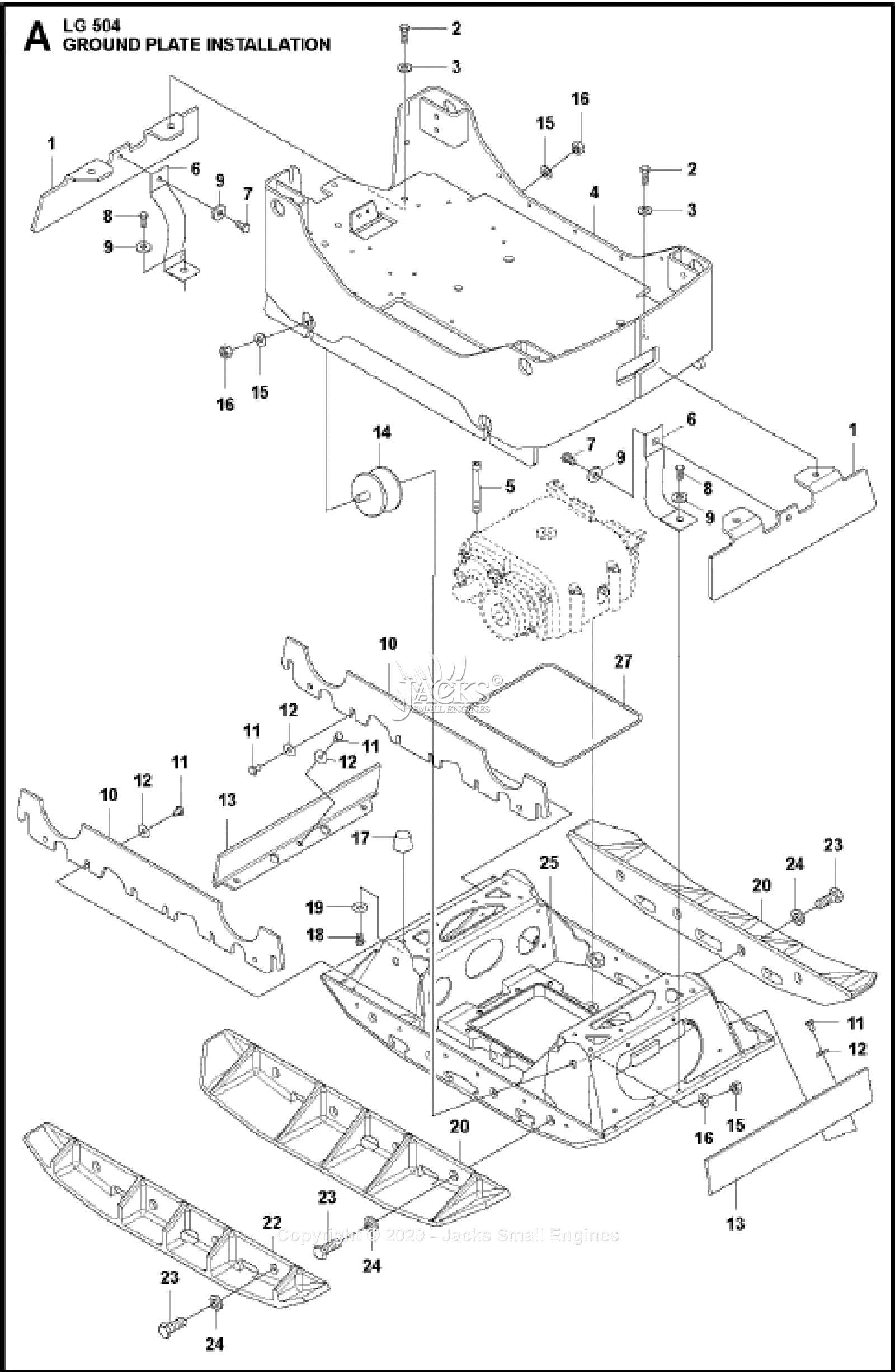 international 504 parts diagram