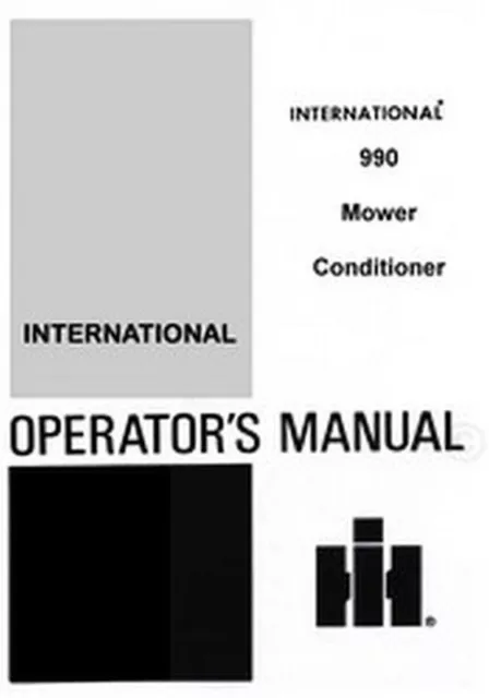 international 990 haybine parts diagram