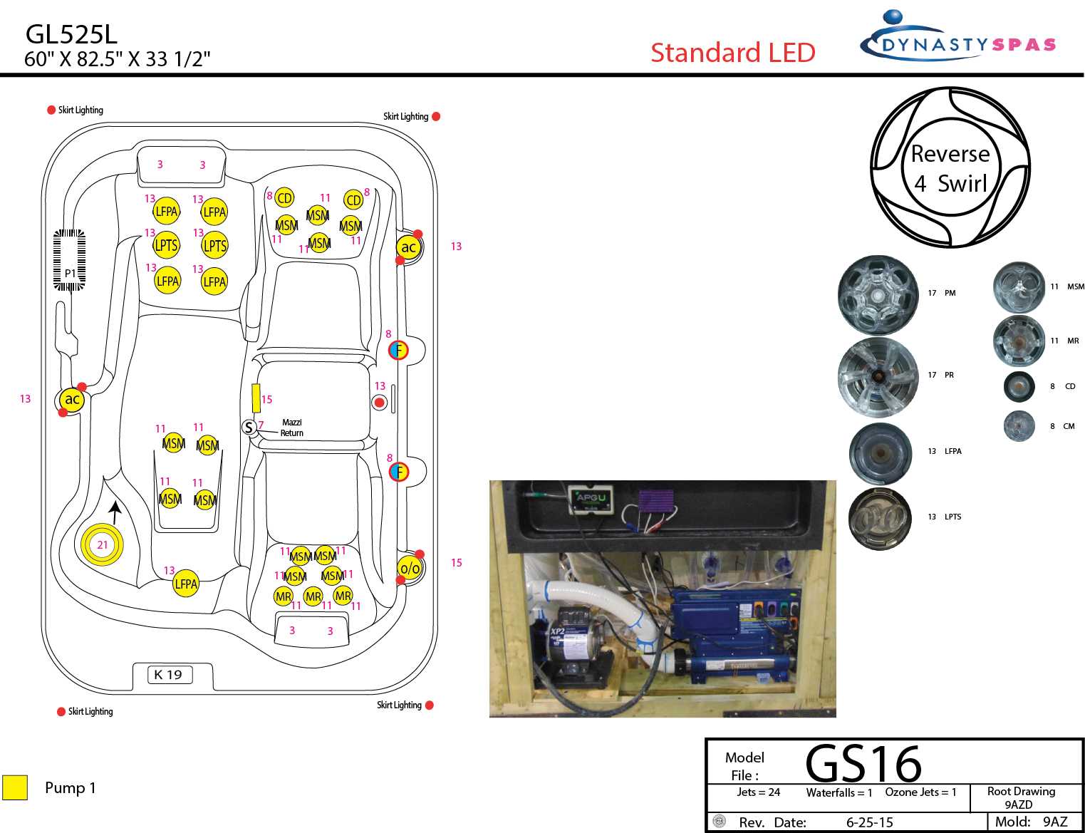 jacuzzi tub parts diagram