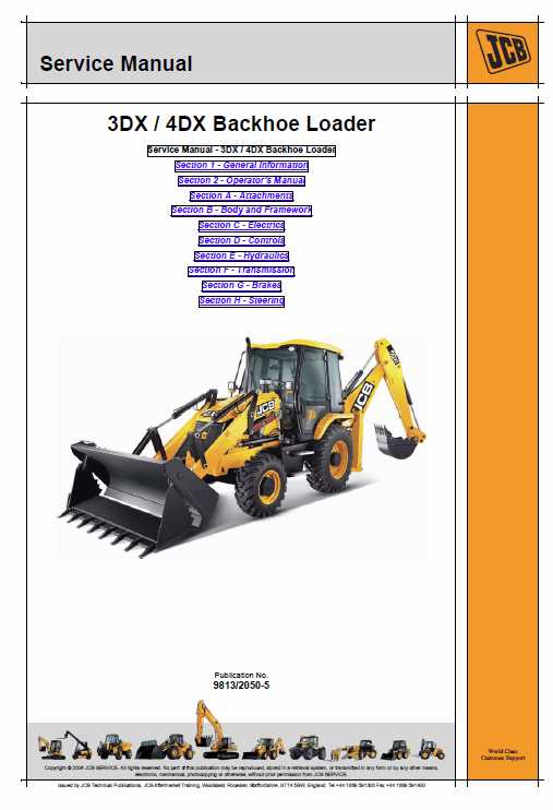 jcb backhoe parts diagram