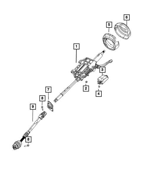 jeep jk steering parts diagram