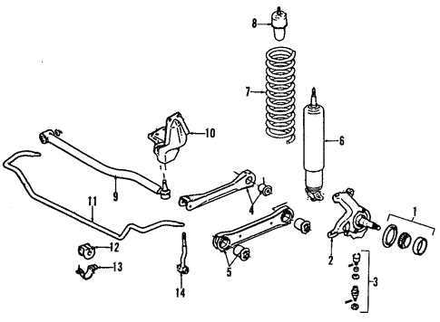 jeep wrangler rear suspension parts diagram